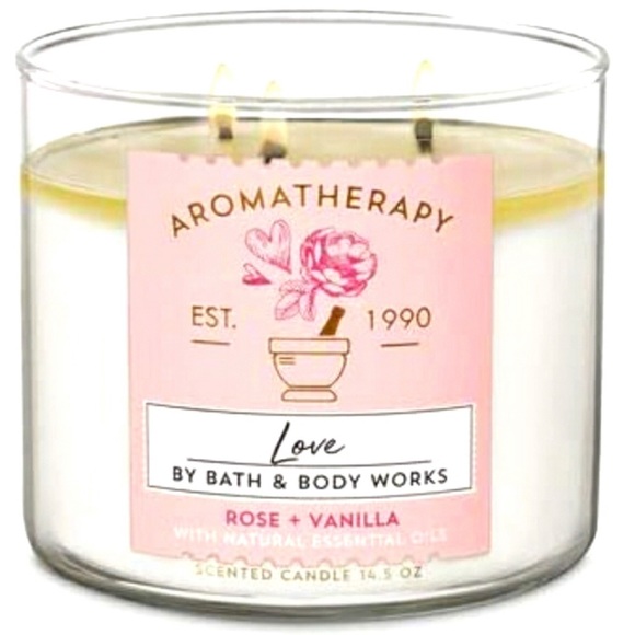 Bath and Body Works Aromatherapy Love Candle